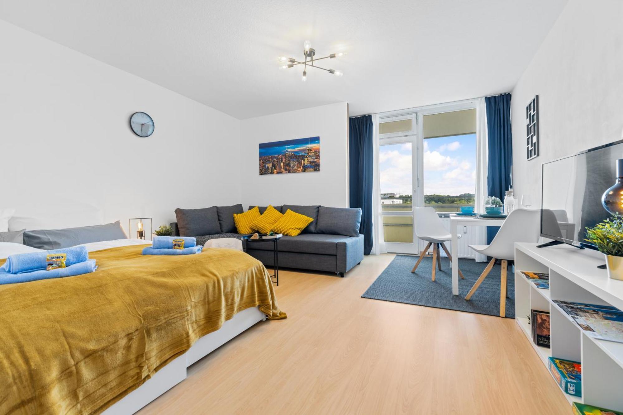 Sonniges City-Apartment Mit Suedbalkon Und Parklatz Neusass Luaran gambar